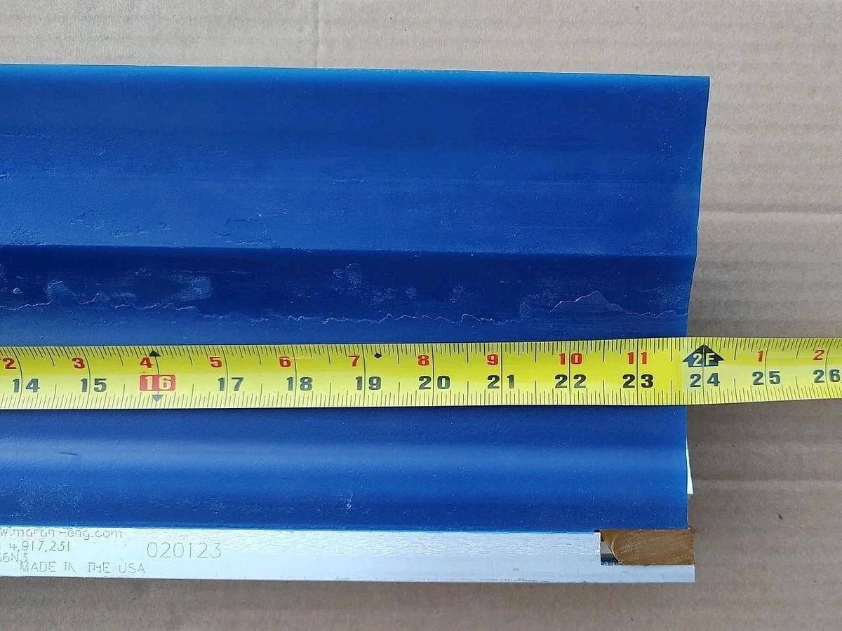 NEW MARTIN C1QCHB-S30S6N3 NAVY BLUE 24 inch Replacement Urethane Belt Cleaner