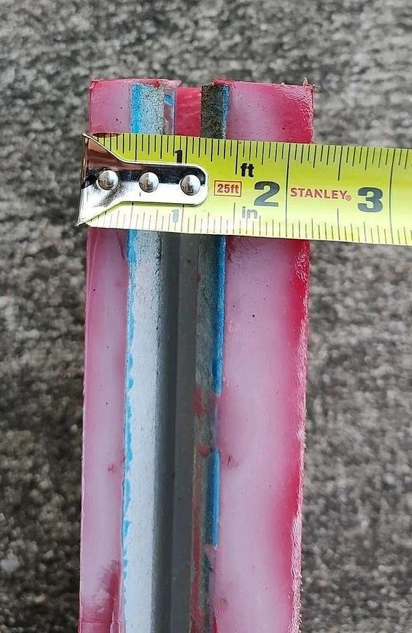 NOS Gordon Saber Blade For 60” conveyor  belt cleaner / scraper RED 58" Long