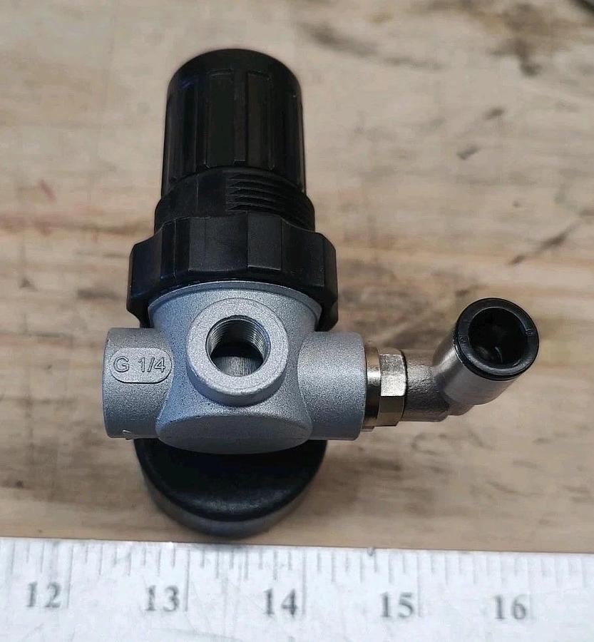 NEW 1/4" MINI REGULATOR W/ 1.5" GAUGE FOR Air COMPRESSORS