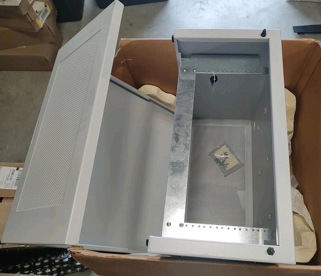 NEW Hoffman DBL242412G L-Box 24" x 24" x 12" White Metal Electrical Enclosure