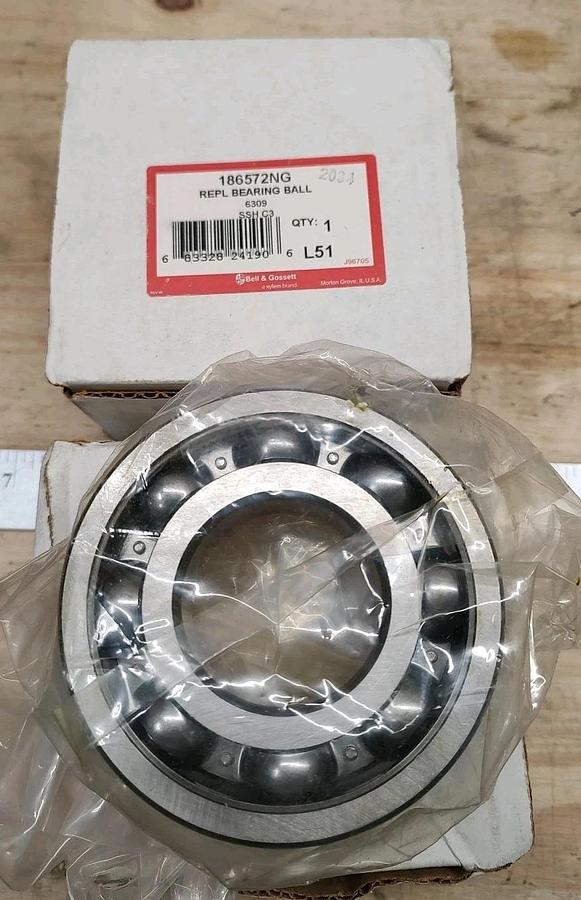 NEW Bell & Gossett 186572NG Coupler-End Ball Bearing (Series 1510/E1510)