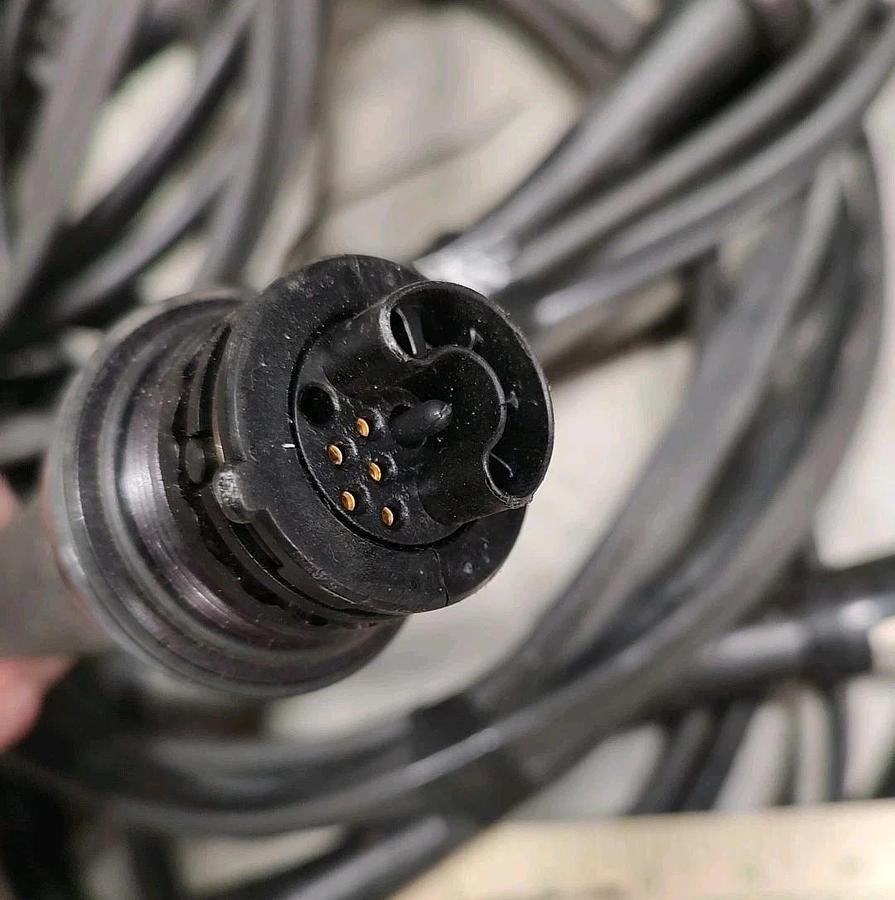 Used LOT Of 10 F0R PARTS ONLY Atlas Copco 4220-2636-05 PF4 Tool Cable 5m Long