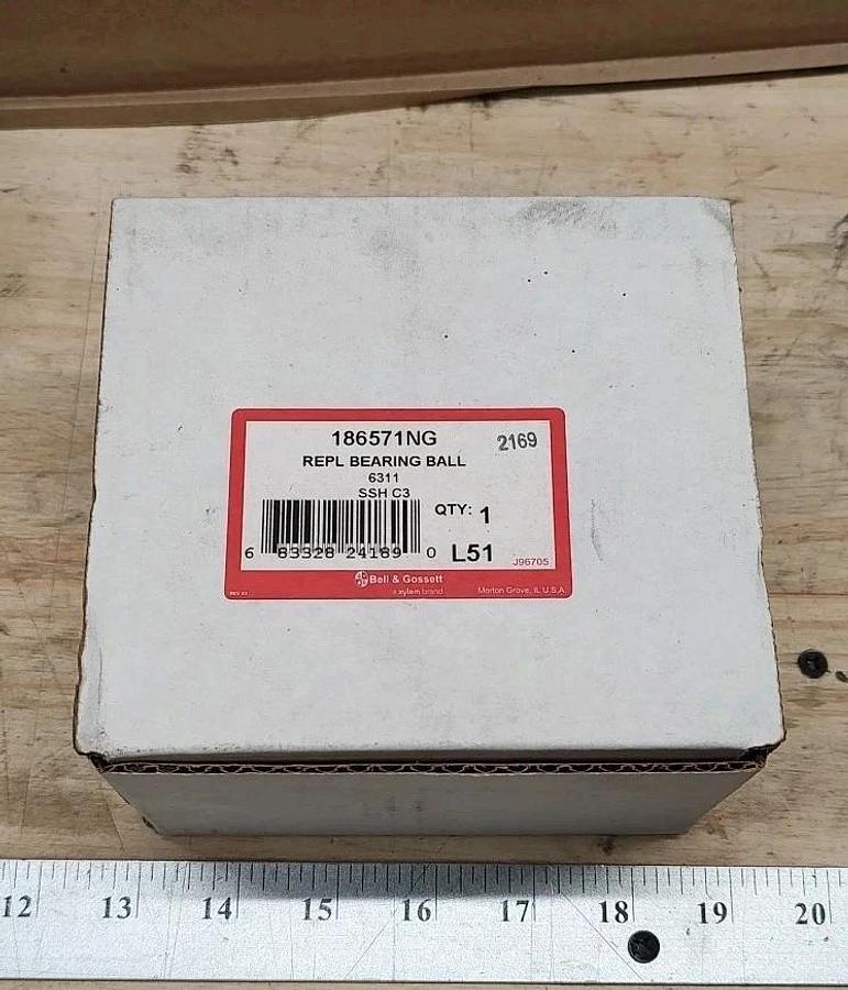 NEW Bell & Gossett 186571NG Replacement Bearing For Pump End