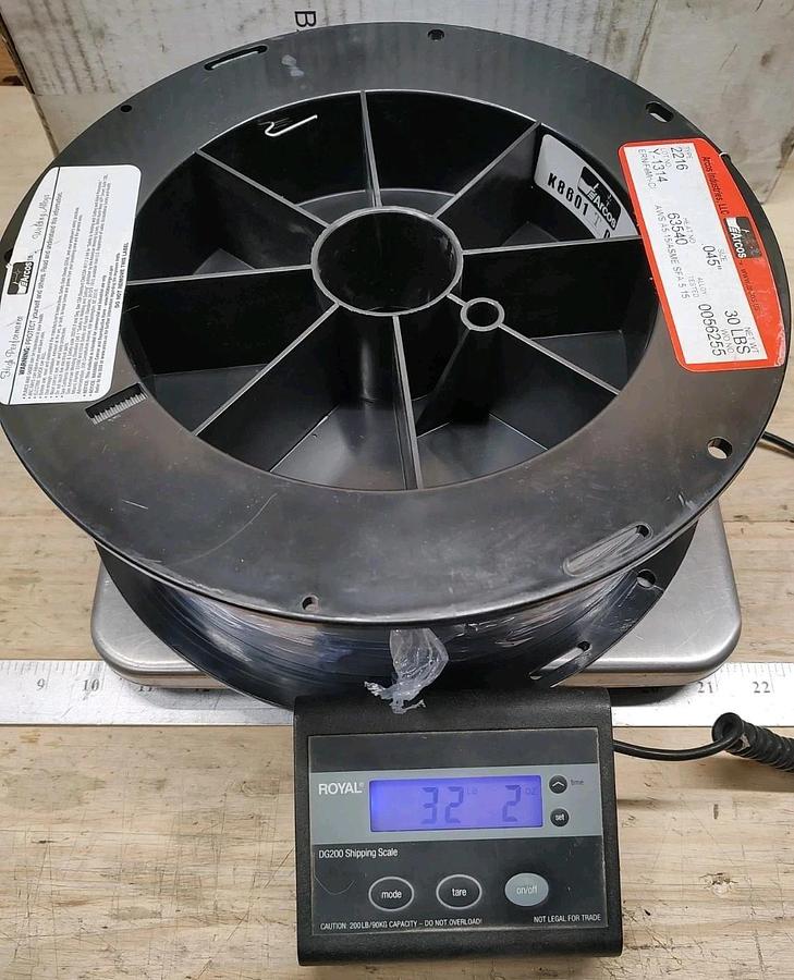 NEW Open Box Arcos 2216 Size .045" 30lb Spool Welding Wire ERNiFeMn-CI