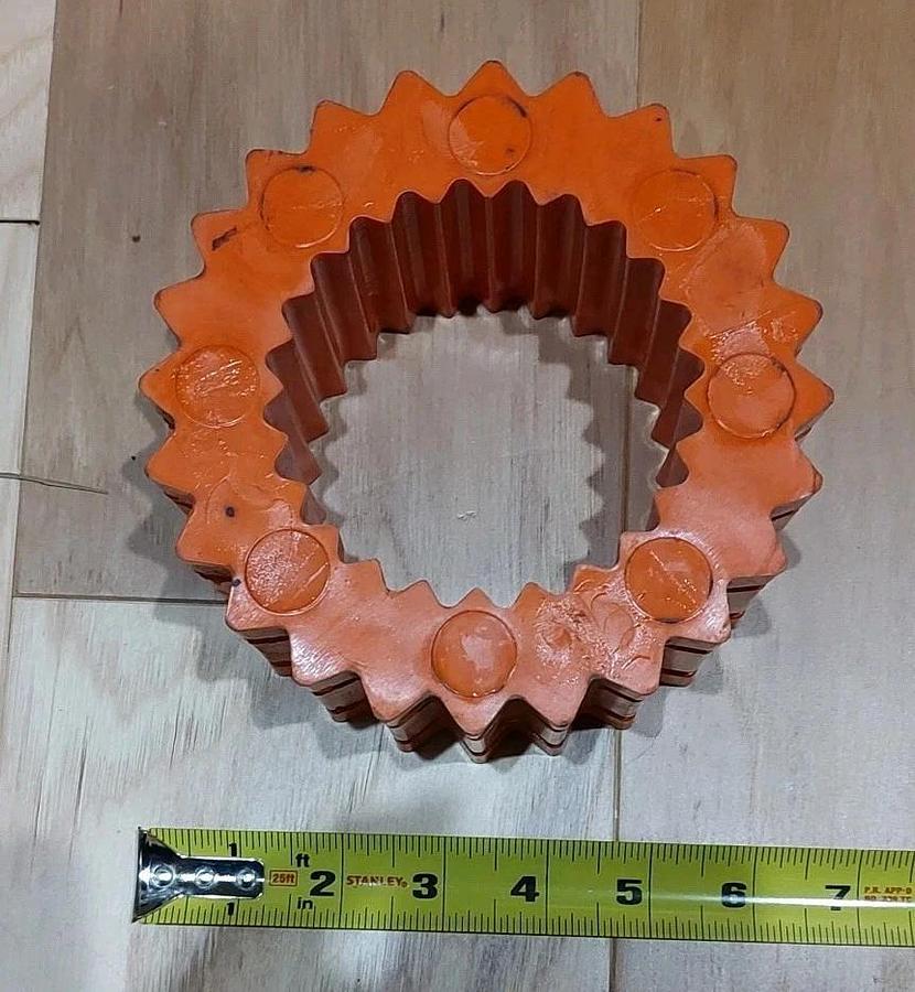 NEW Lovejoy 9H 68514440744 Hytrel S-Flex Coupling Sleeve Orange 6" OD 1 Solid Pc