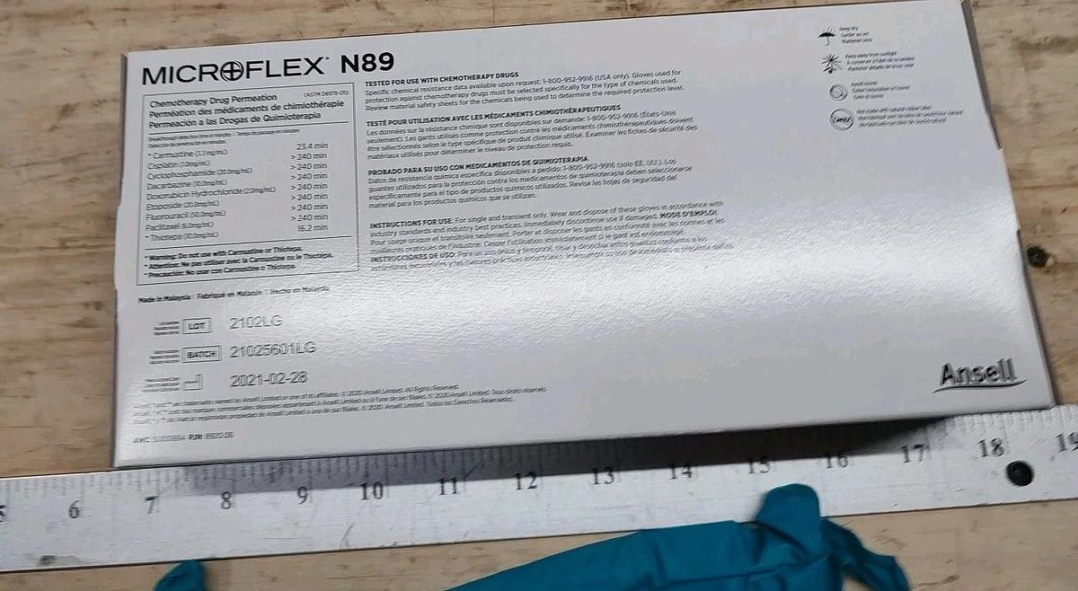 NEW Box of 50 Ansell N891 Microflex SMALL Nitrile Powder-free