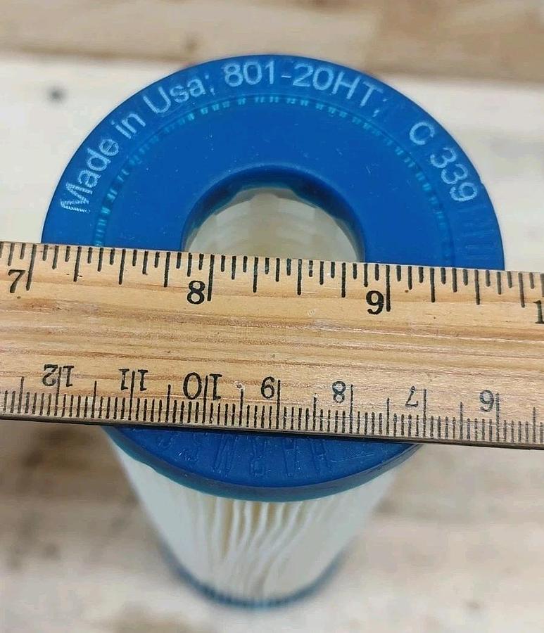 Lot Of 2 Harmsco 801-20 20 Micron Standard 10 Inch Pleated Sediment Water Filter