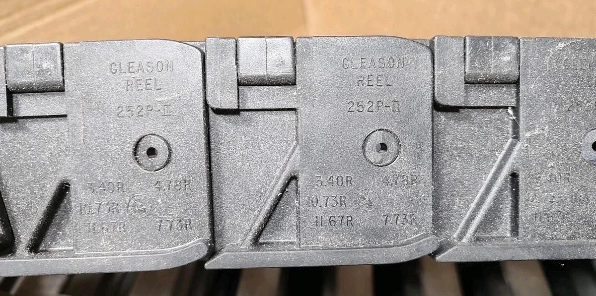 NEW Lot Of 12 FT (4pcs) Gleason Reel 252P-II HOSE CABLE CARRAIGE 4.25"X1.75"Int