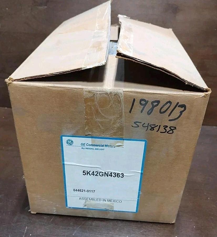 NEW Diamond Power Soot Blower Motor GE 5K42GN4363 - 1/6 HP 230/460VAC 1725rpm
