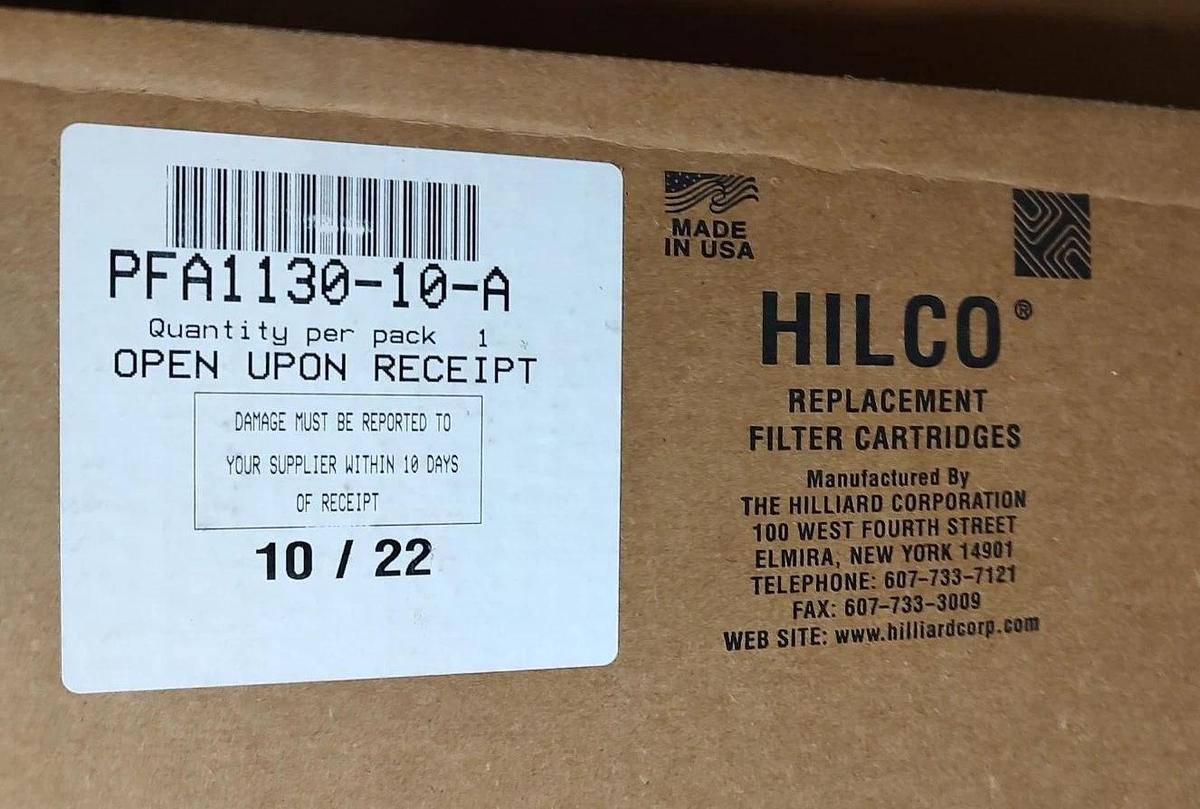NEW & SEALED HILLIARD CORP PFA1130-10-A filter element