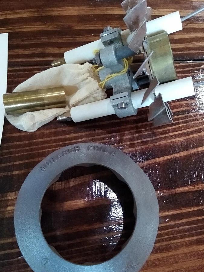 NOS Monarch 4" Combustion Head Model No. G-81-C for 3-7/8" To 4" I.D. Tubes