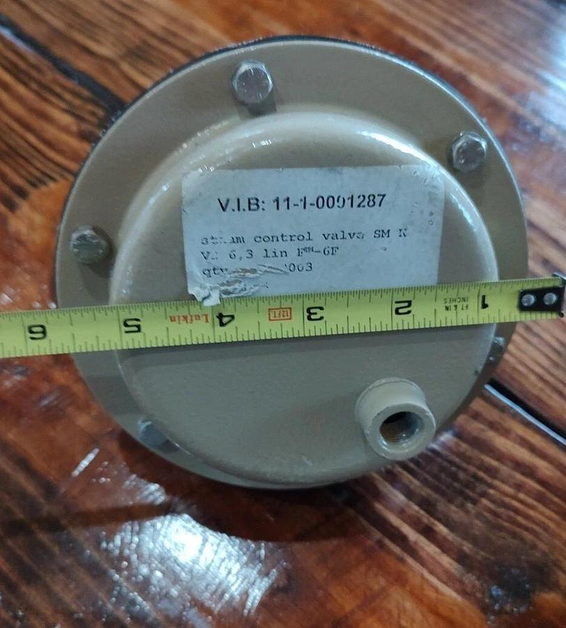 NEW VIB 11-1-0001287 STEAM CONTROL VALVE VS 6.3 lin 1110001288 NO PACKAGE