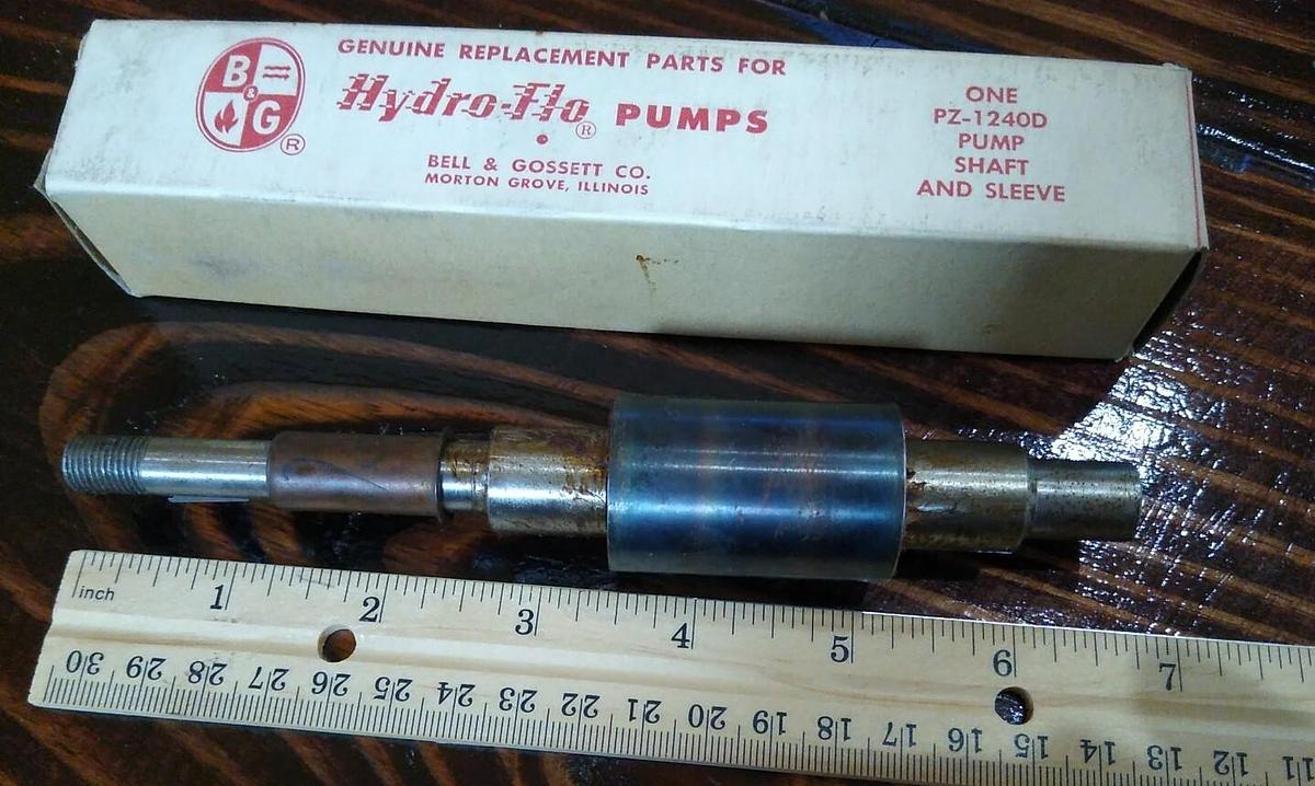 NOS Bell & Gossett PZ-1240D Pump Shaft and Sleeve Assembly