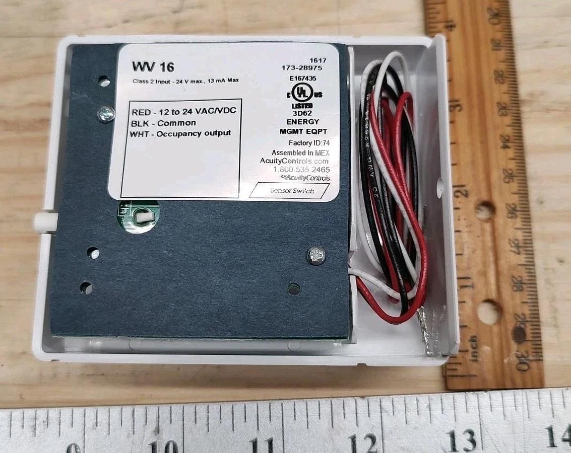 NEW ACUITY Controls WV PDT 16 WIDE VIEW SENSOR Corner Low Voltage 12-24VAC/VDC