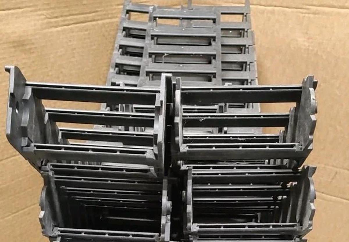NEW Lot Of 12 FT (4pcs) Gleason Reel 252P-II HOSE CABLE CARRAIGE 4.25"X1.75"Int