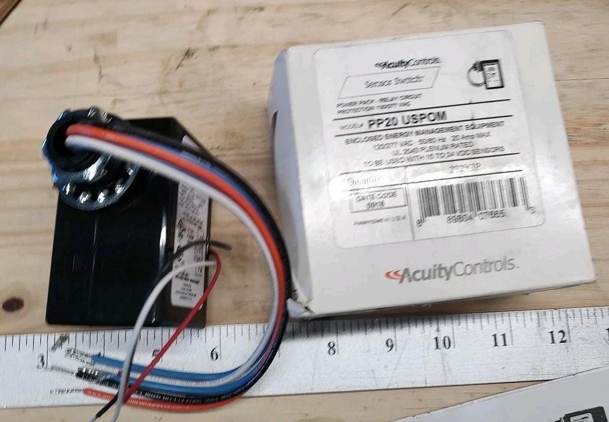 NEW Acuity Controls PP20 USPOM Power Pack Relay Contact Protection 120/277VAC