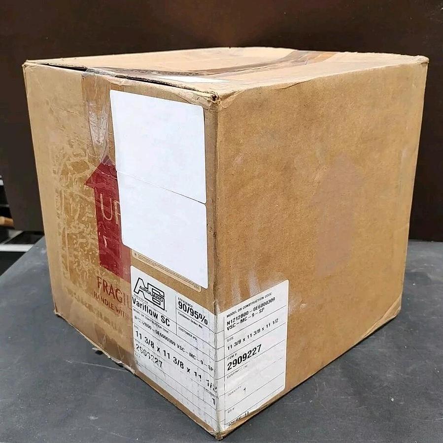 New Lot Of 1 AIRGUARD VARIFLOW SC N1212B00 Filter 11-3/8"X11-3/8"X11.5" 2909227