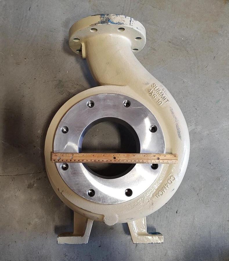 REFURBISHED Summit 4x6-10 CD4MCu SS Centrifugal Pump Casing Volute
