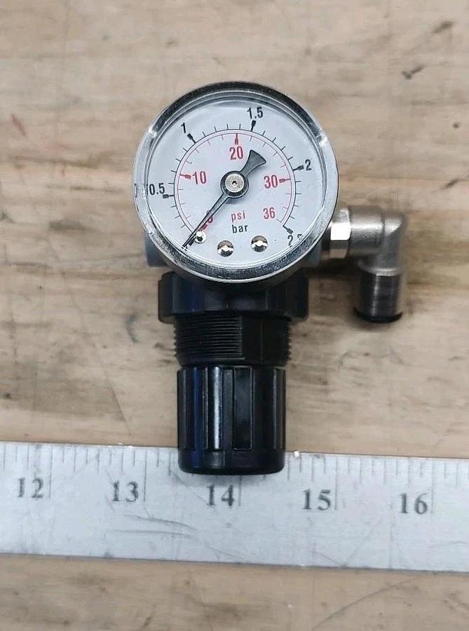 NEW 1/4" MINI REGULATOR W/ 1.5" GAUGE FOR Air COMPRESSORS
