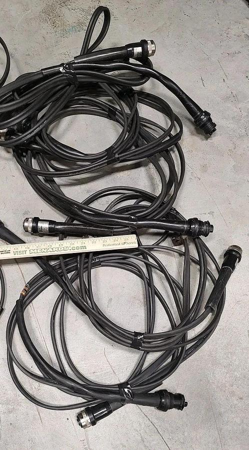 Used LOT Of 10 F0R PARTS ONLY Atlas Copco 4220-2636-05 PF4 Tool Cable 5m Long