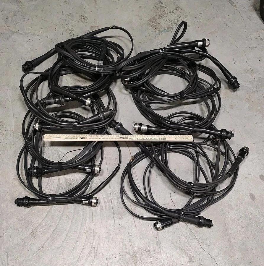 Used LOT Of 10 F0R PARTS ONLY Atlas Copco 4220-2636-05 PF4 Tool Cable 5m Long