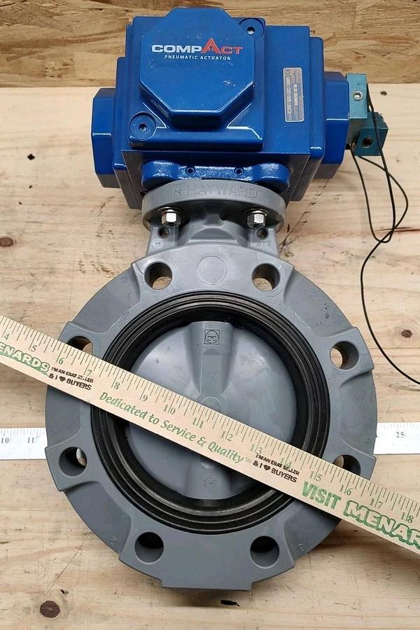 NEW Hayward 3" Flow Control PCSBYV113EA9 Butterfly Valve w/Compact Air Actuator