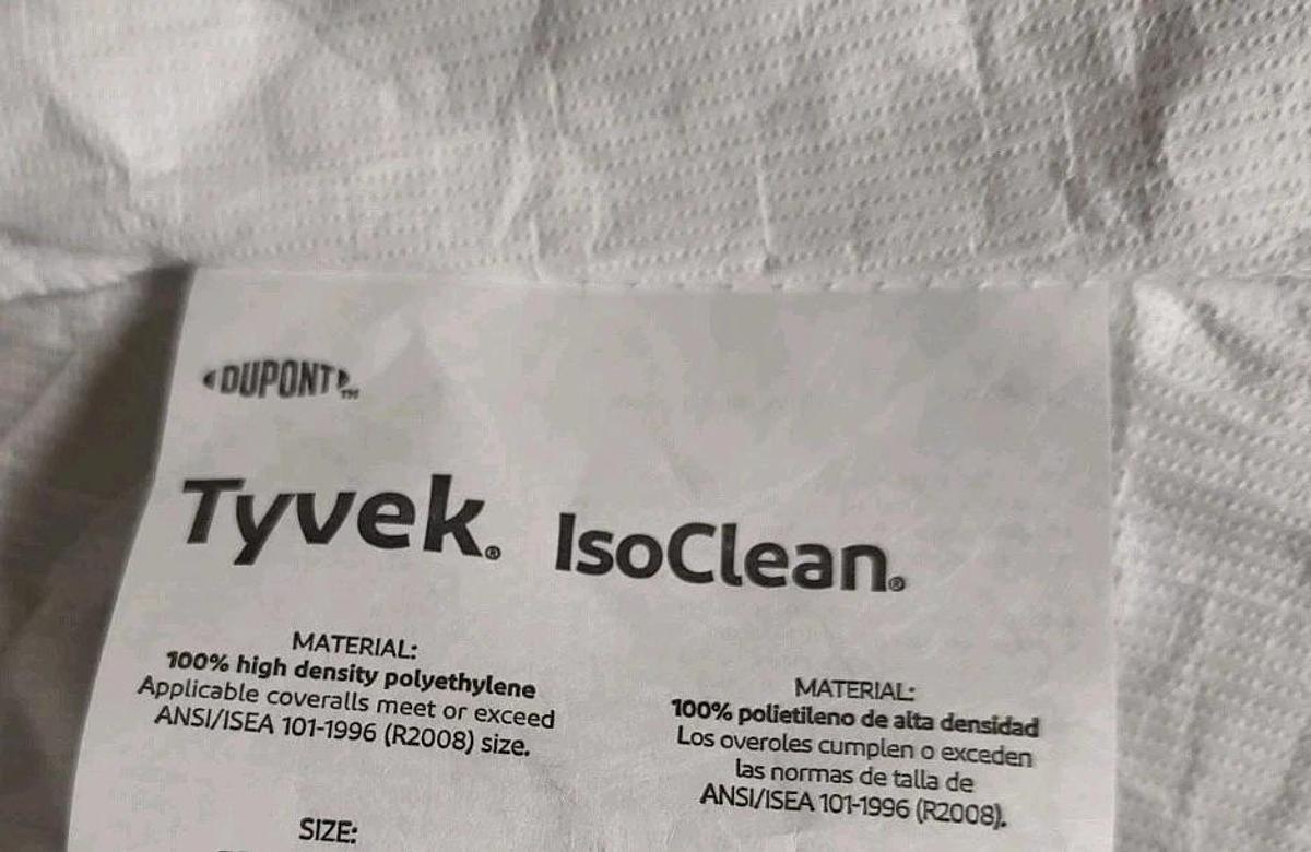 NEW CASE of 25 SIZE 4X DuPont Tyvek Suit IsoClean IC181SWH4X002500 Prepper suit