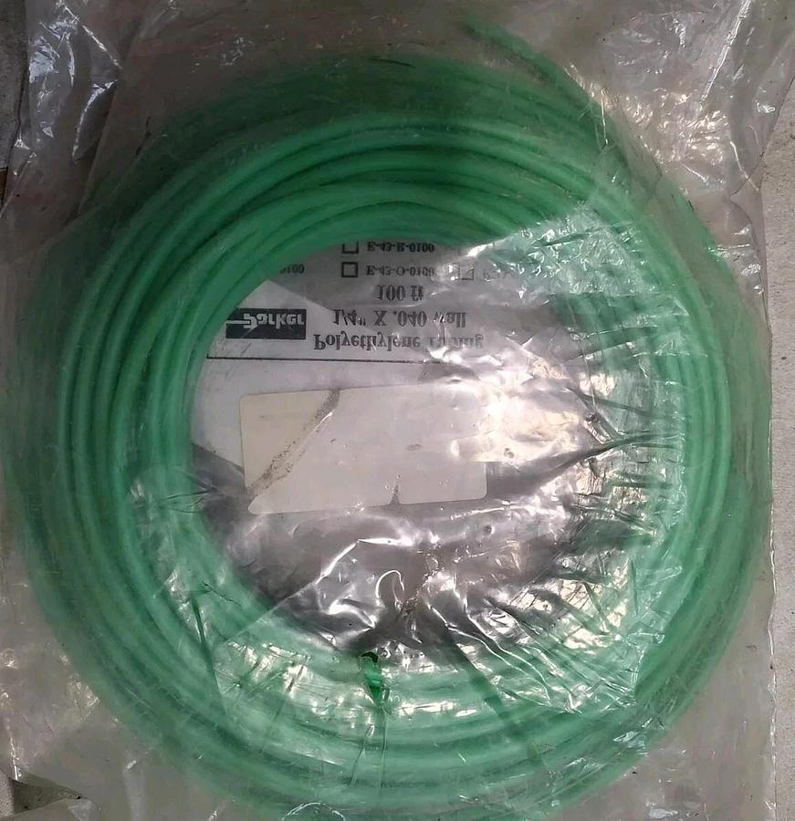 New Lot Of 100ft Parker E-43-G-0100 Polyethylene Tubing 1/4" OD x 0.040" Wall