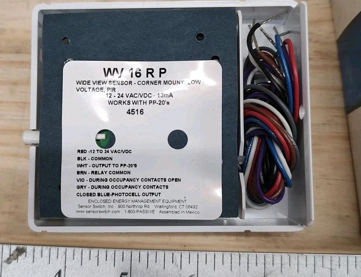 NEW ACUITY Controls WV 16 R P WIDE VIEW SENSOR Corner Low Voltage 12-24VAC White