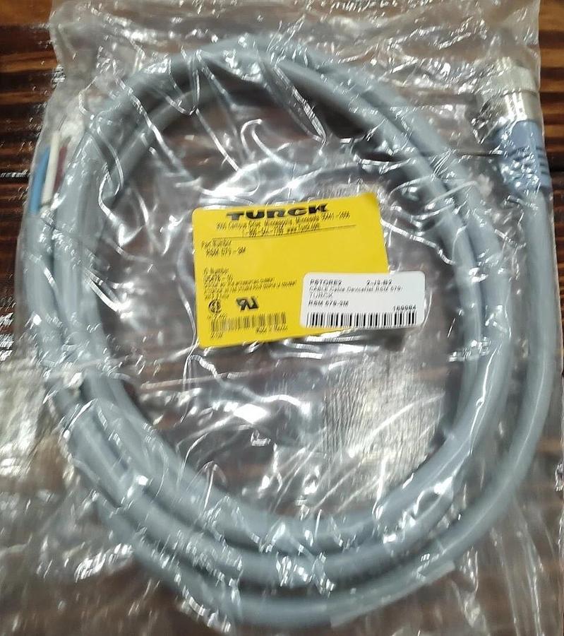 NEW TURCK RSM 579-3M DEVICENET 3M cordset Straight 7/8" minifast male connector