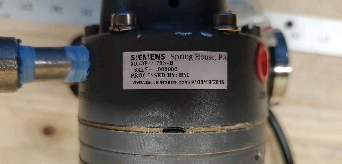 Siemens 73N-B Positioner / ITT DN15 1/2" Stainless Valve W/ ITT No 12 Air Motor