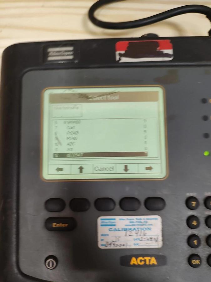 Used USED ATLAS COPCO ACTA 3000 - 8092 1133 40 TORQUE ANALYZER