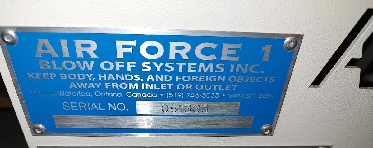 NEW Air Force 1 STL MCBPE7.5 Direct Drive Shot Removal Blower System w/inlet box