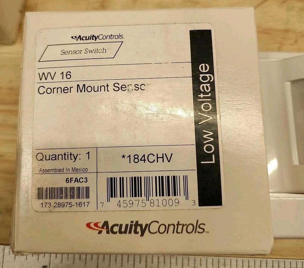 NEW ACUITY Controls WV PDT 16 WIDE VIEW SENSOR Corner Low Voltage 12-24VAC/VDC