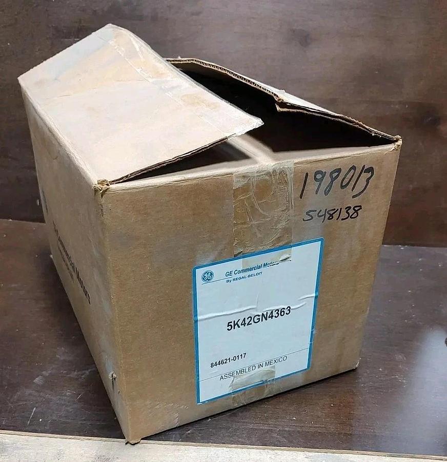 NEW Diamond Power Soot Blower Motor GE 5K42GN4363 - 1/6 HP 230/460VAC 1725rpm