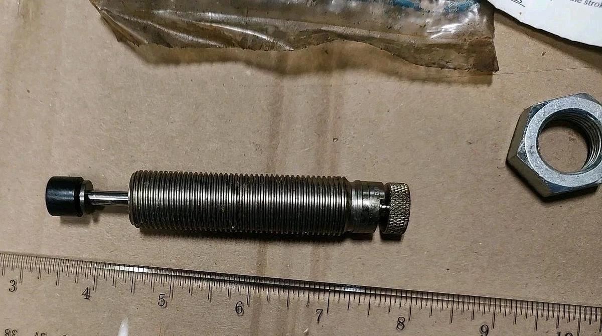 NOS BIMBA AS-17 Hydraulic Shock Absorber 22mm (0.88"") MAX Stroke