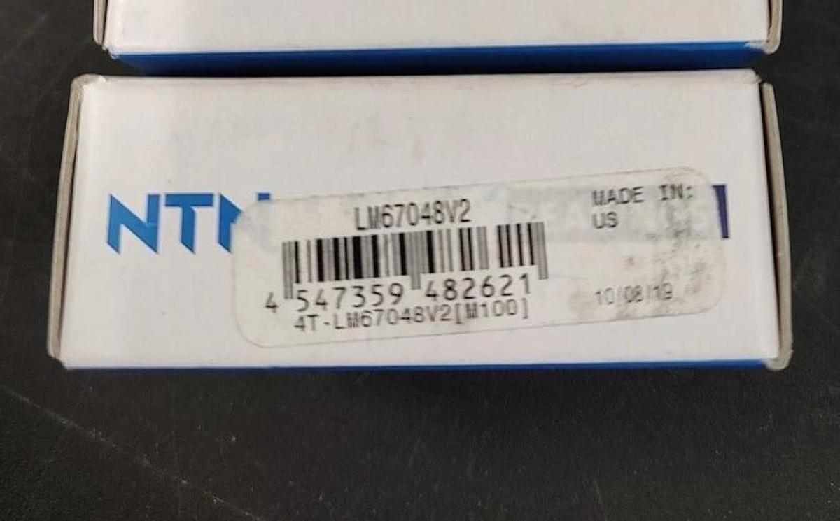 NEW Lot of 1 NTN LM67048V2 Tapered Roller Bearing Cone - 1-1/4inch Bore.   A2