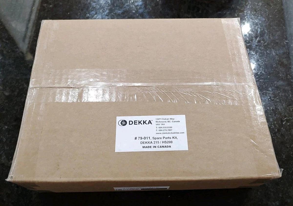NEW IN SEALED BOX DEKKA INDUSTRIES 79-011 Spare Parts Kit for 215/HS200