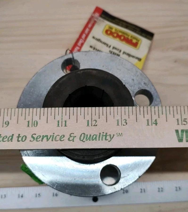 NEW Proco 240AV/EE EPDM Expansion Joint 2" x 6" W/ Beaded End Flanges