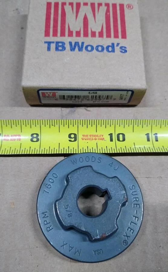 NEW TB WOODS 4J58 4JX5/8 5/8" Bore Spacer Flange