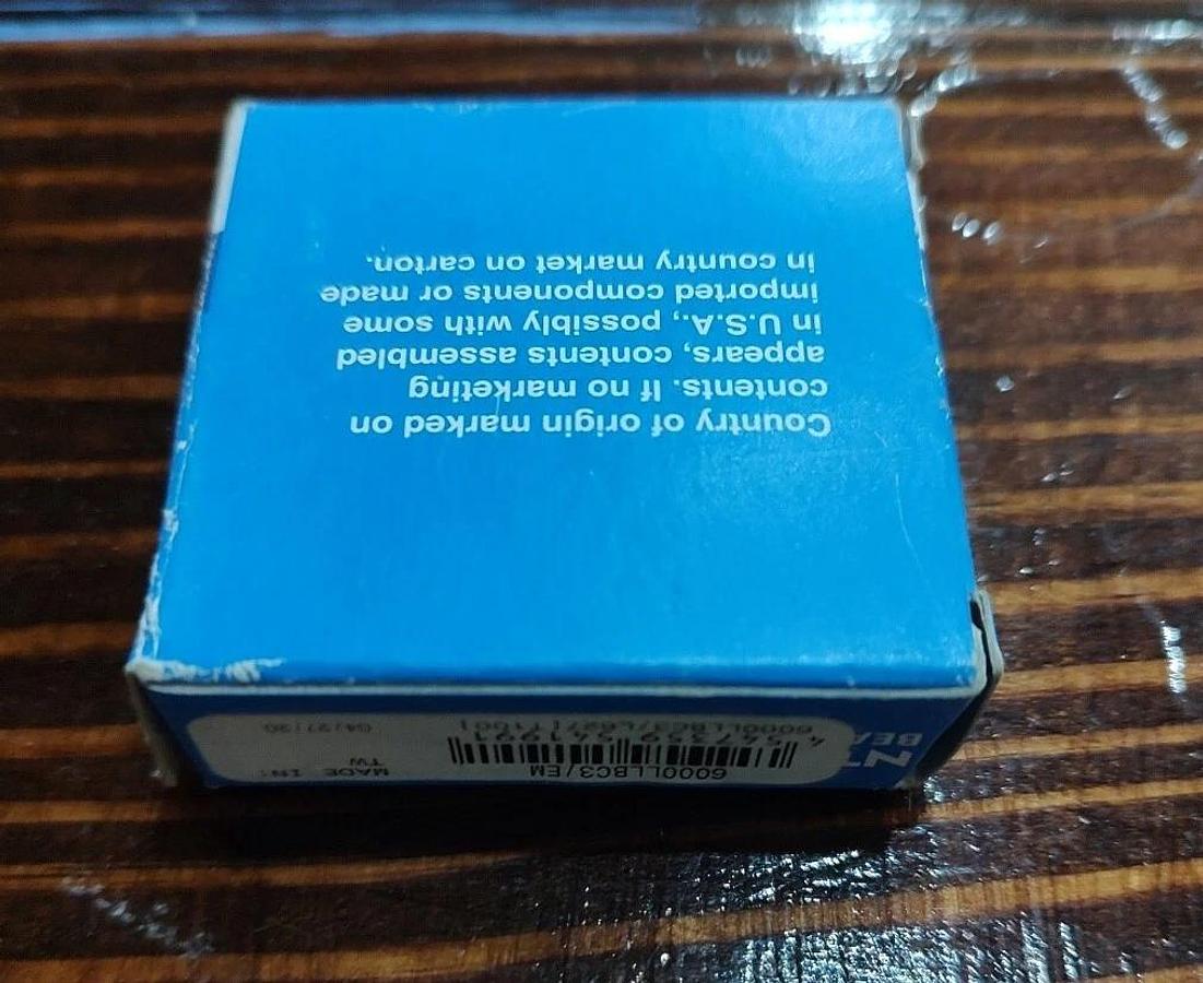 NEW NTN 6000LLBC3/EM Single row radial ball Bearing 10x26x8 mm Non-contact seal