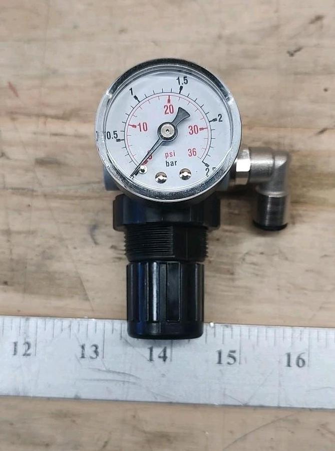 NEW 1/4" MINI REGULATOR W/ 1.5" GAUGE FOR Air COMPRESSORS