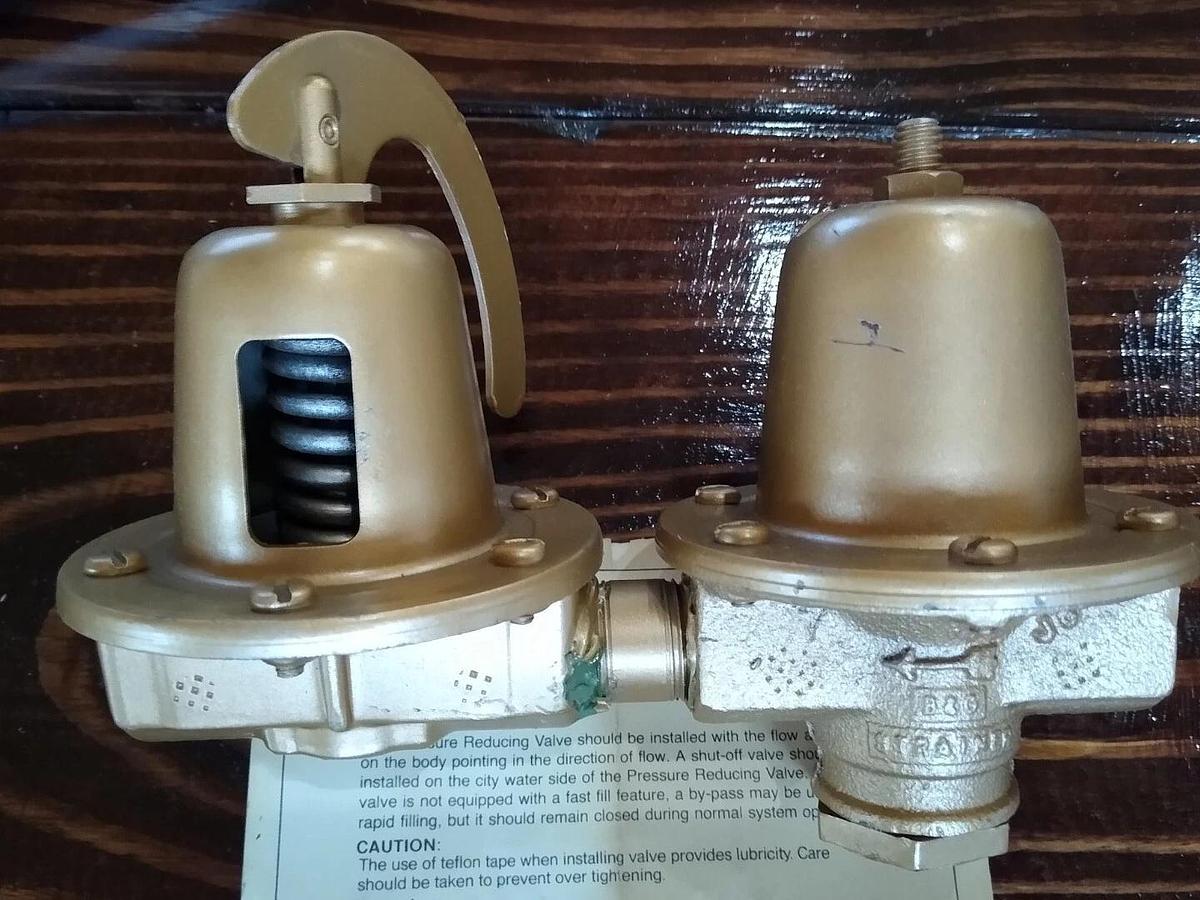 NOS BELL & GOSSETT No. 3 DUAL UNIT VALVE 1/2" Brass 30psi/12psi