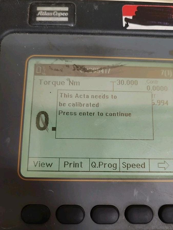 Used USED ATLAS COPCO ACTA 3000 - 8092 1133 40 TORQUE ANALYZER