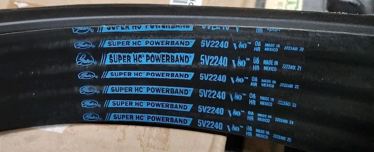 NEW&UNUSED GATES 9386-4224 SUPER HC POWERBAND BELT 4/5V2240