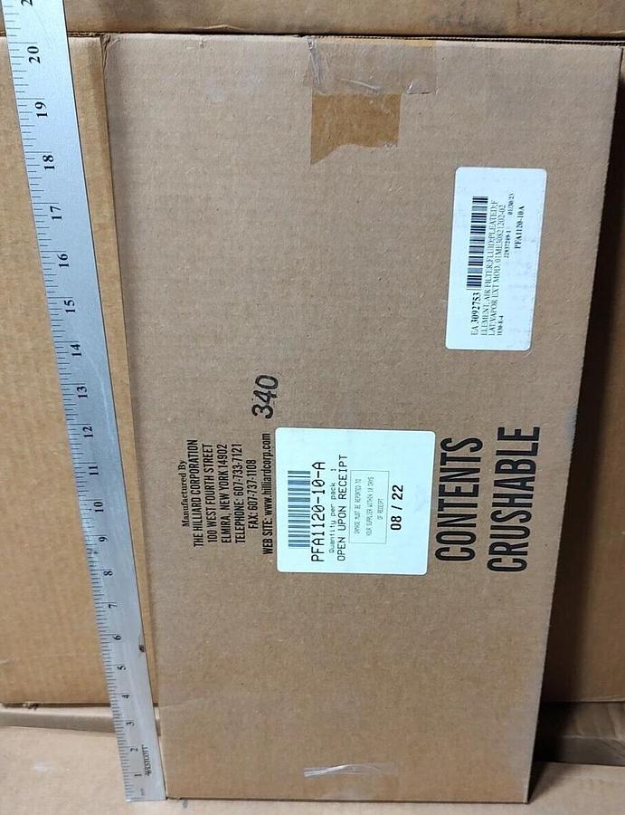 NEW & SEALED HILLIARD CORP. PFA1120-10-A MIST ELIMINATOR filter element