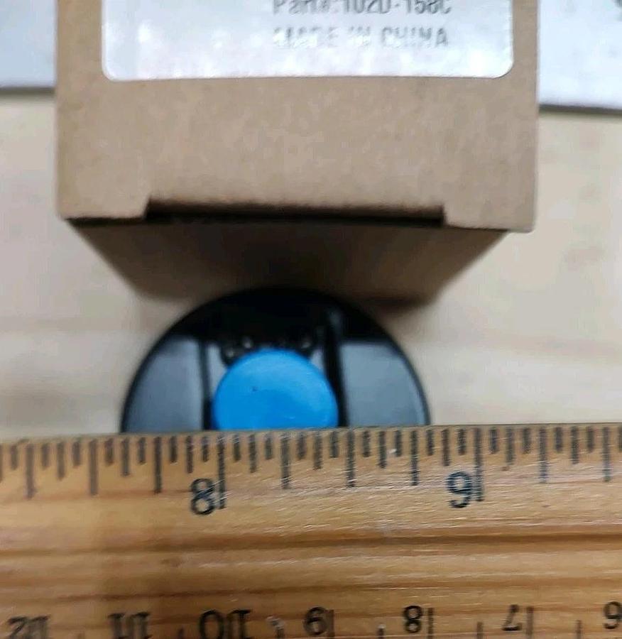 NEW Chem Oil 102D-158C Gauge CHROME 1-1/2" 0-30 psi Brass Internal CBM 1/8" NPT