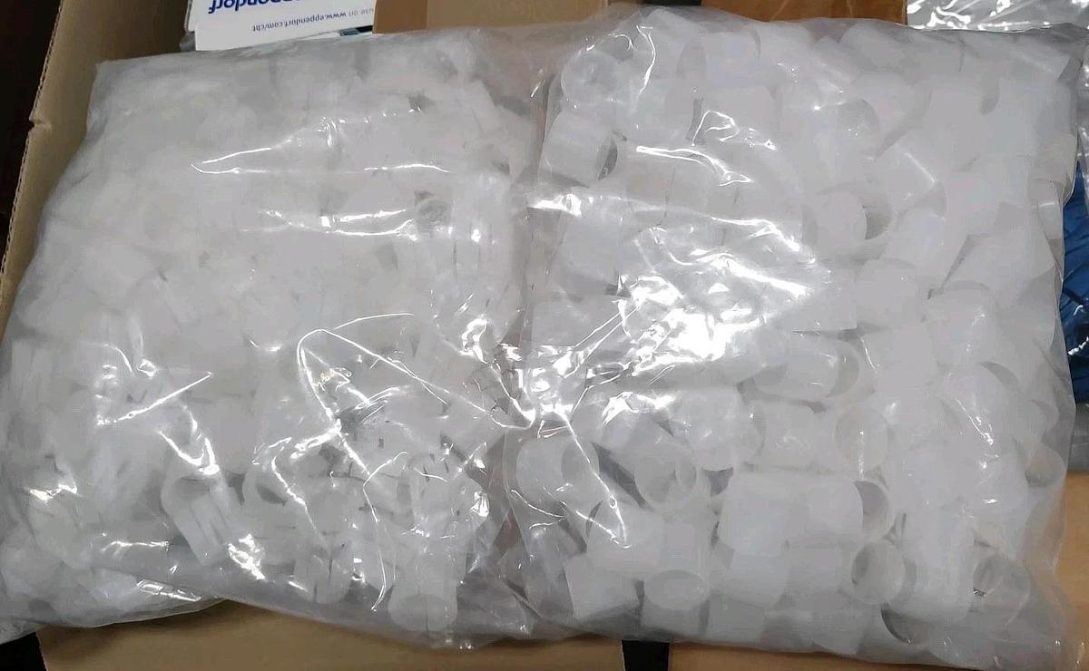 NEW Lot Of 500 SAINT-GOBAIN BarbLock BL135500PVDF Collets & Sleeves Tube Retainr