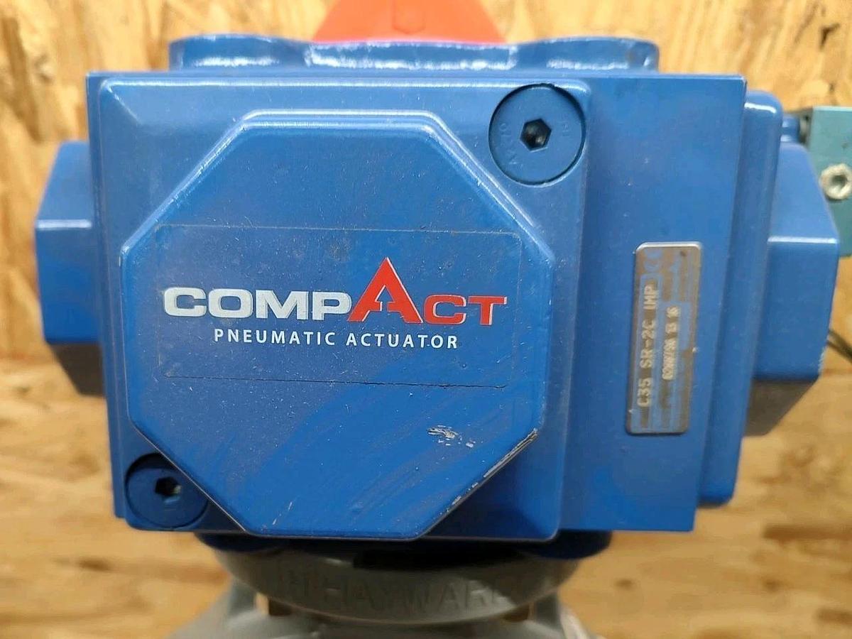 NEW Hayward 6" Flow Control PCDBYV11060E Butterfly Valve w/Compact Air Actuator