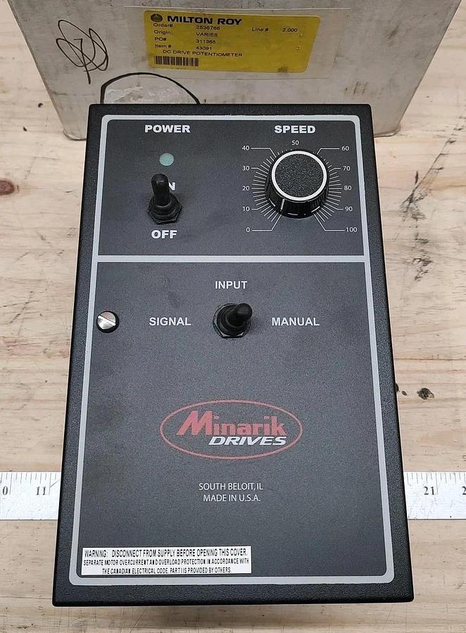 NEW Minarik Drives MM301A DC Motor Controller